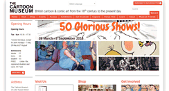 Desktop Screenshot of cartoonmuseum.org